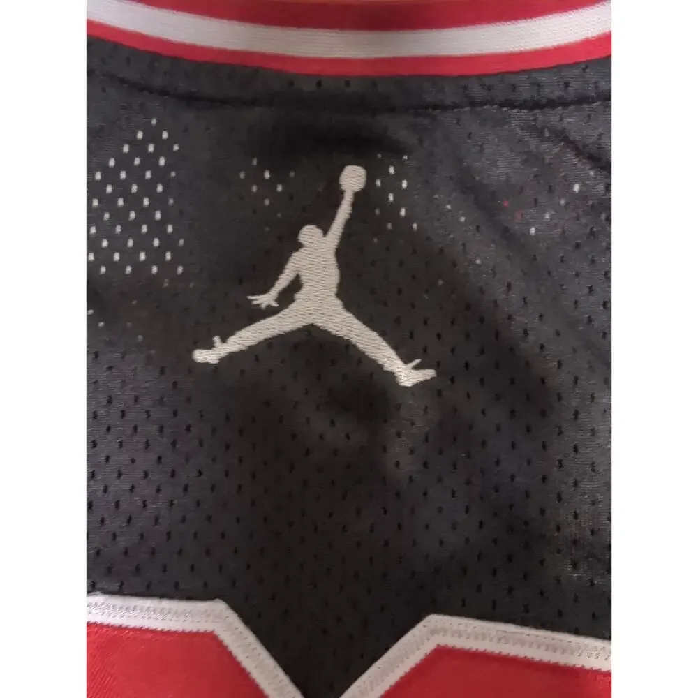 Nike Jordan 23 Kids Jersey Tank - Black/Red - A773-023 10-12 Yrs Distressed